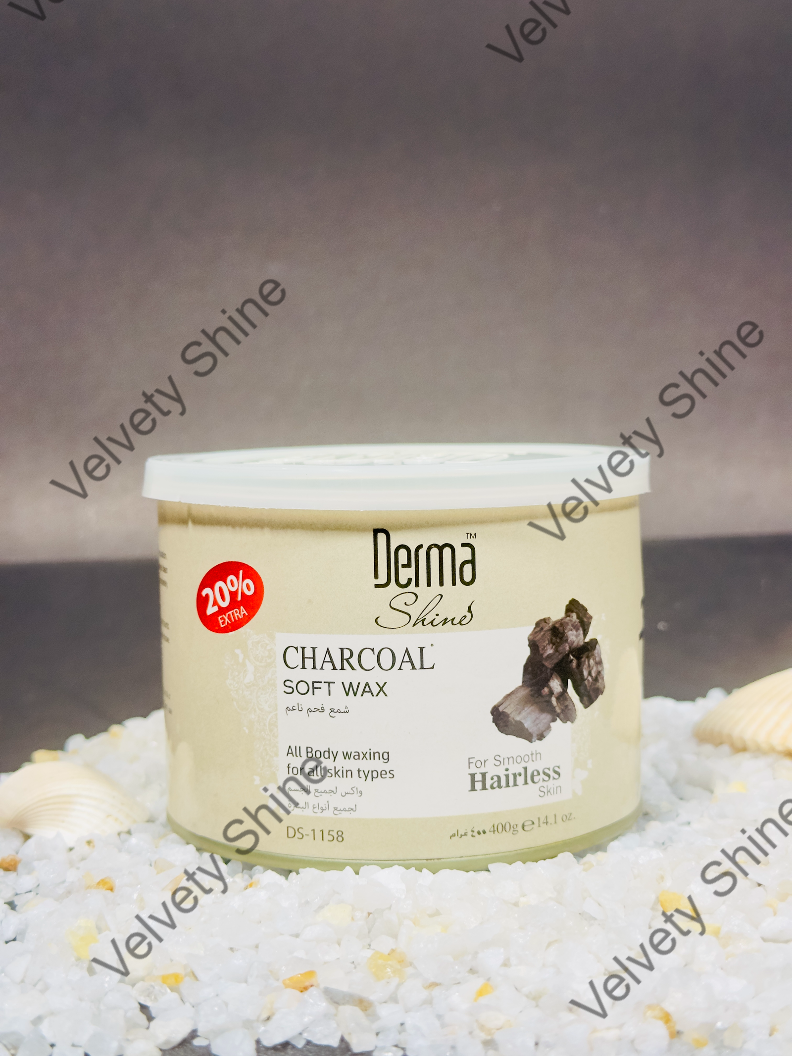 Derma Shine Charcoal Soft Wax