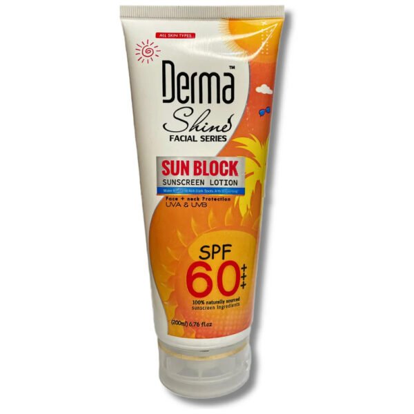 Derma Shine Sunblock (SPF 60)-200ml