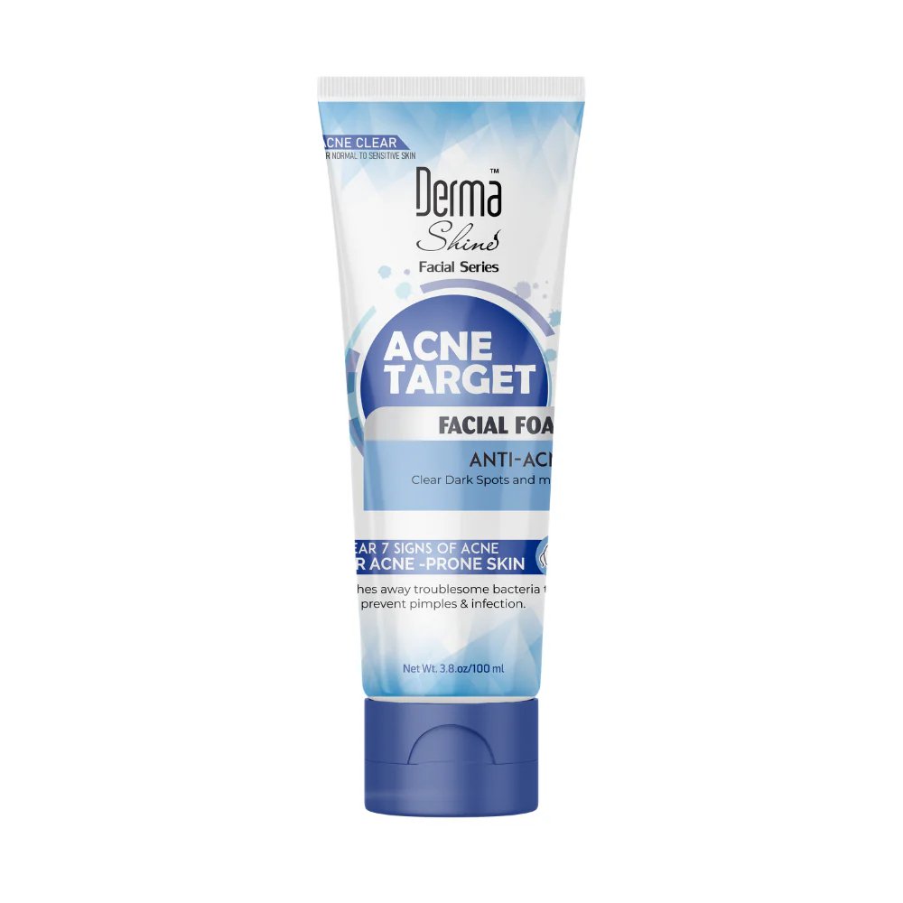 Derma Shine Acne Target Facial Foam