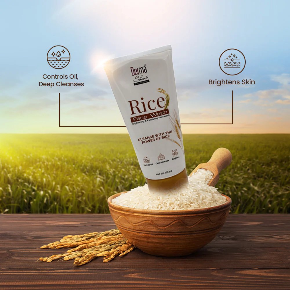 Derma Shine Rice Face wash - Image 2